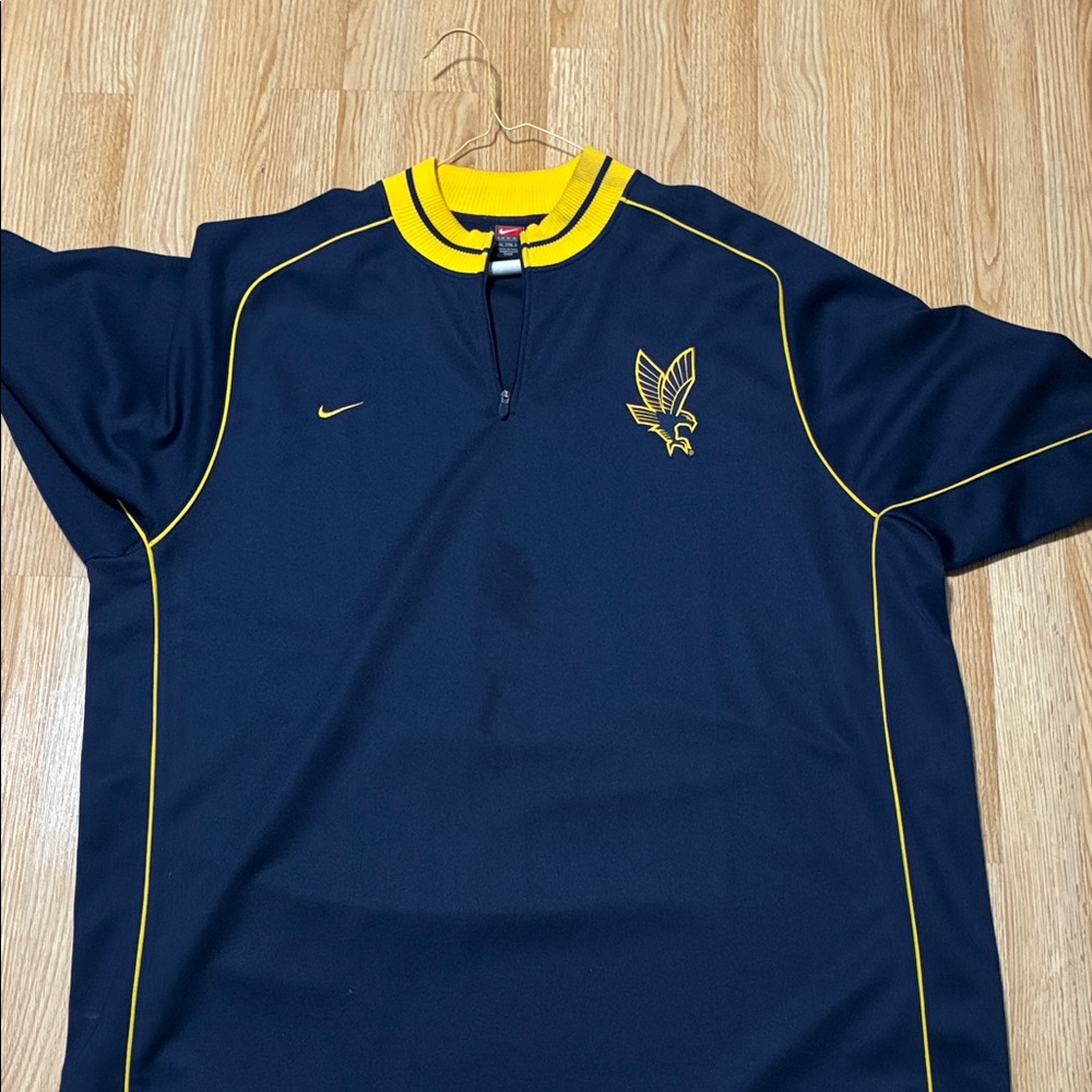 Nike Dark Blue and Yellow Pullover with Eagle Emblem